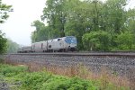 Amtrak 92 heads east with train 42 at milepost 116
